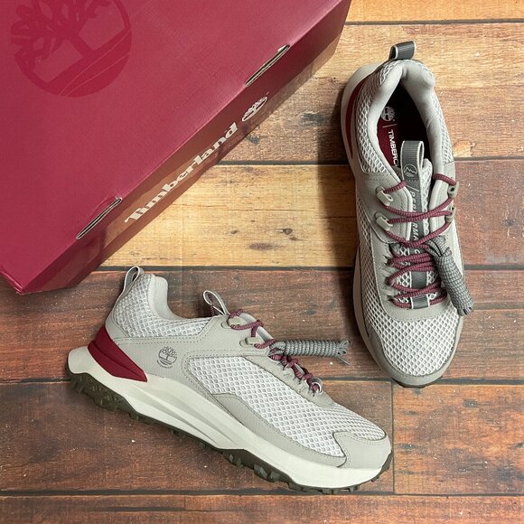 Timberland Men's Motion Access Low Light Taupe Waterproof Hiking Shoes - Picture 1 of 6